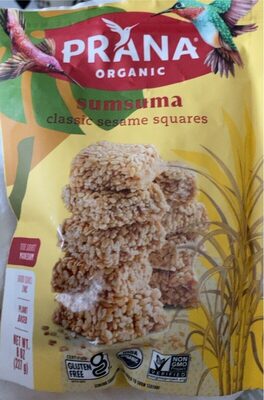 Sumsuma Organic Classic Sesame Squares, Sumsuma