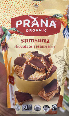 Sumsuma Organic Chocolate Sesame Bites, Sumsuma