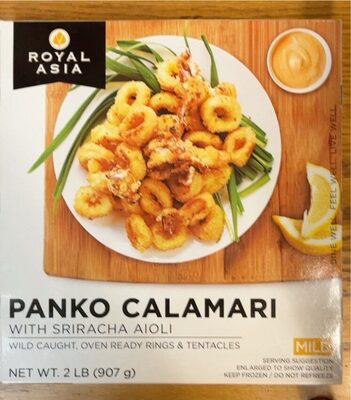 Panko Calamari With Sriracha Aioli, Panko With Sriracha Aioli