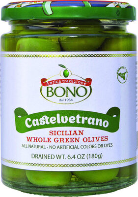 Castelvetrano Sicilian Whole Green Olives