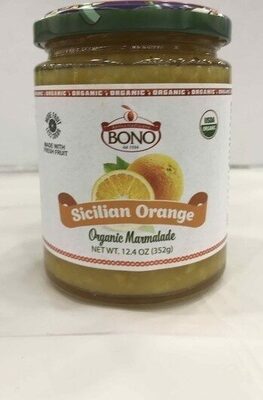 Organic Sicilian Orange Organic Marmalade, Sicilian Orange