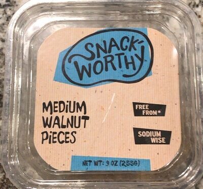 Medium Walnut Pieces, Medium Walnut