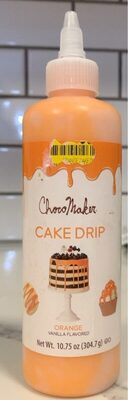 Orange Vanilla Flavored Cake Drip, Orange Vanilla