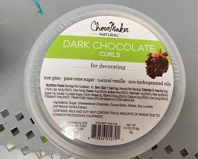 Dark Chocolate Curls For Decorating, Dark Chocolate