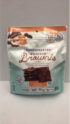 Salted Caramel Protein Brownie Thins, Salted Caramel
