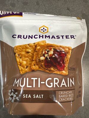 Sea Salt Multi-Grain Crunchy, Baked Crackers, Sea Salt