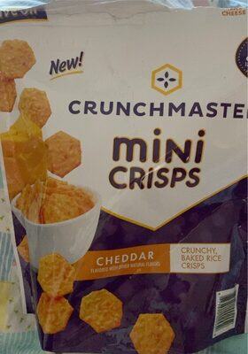 Cheddar Crunchy, Baked Rice Mini Crisps, Cheddar