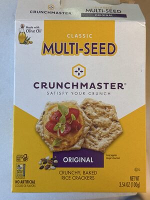 Original Multi-Seed Crunchy, Baked Rice Crackers, Original