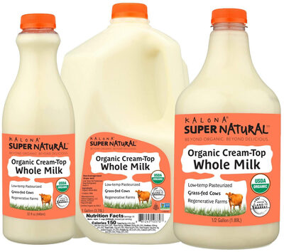 Organic Cream-Top Whole Milk