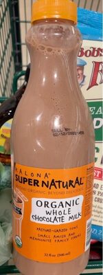 Chocolate Organic Whole Milk, Chocolate