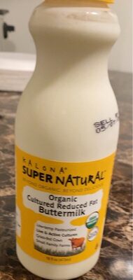Organic Cultured Reduced Fat Buttermilk