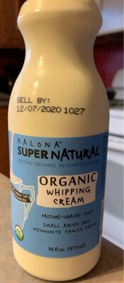 Organic Whipping Cream