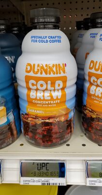 Caramel Cold Brew Coffee Concentrate, Caramel