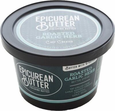 Roasted Garlic Herb Butter Spread, Roasted Garlic Herb