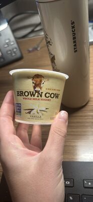 Vanilla Cream Top Whole Milk Yogurt, Vanilla