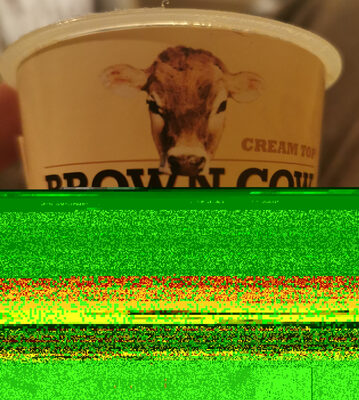 Coffee Cream Top Whole Milk Yogurt, Coffee