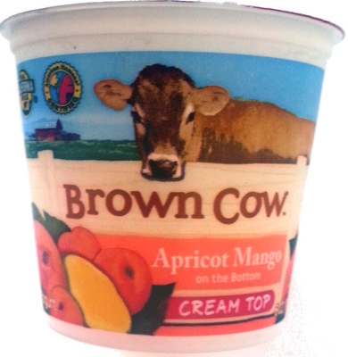 Apricot Mango On The Bottom Cream Top Whole Milk Yogurt, Apricot Mango