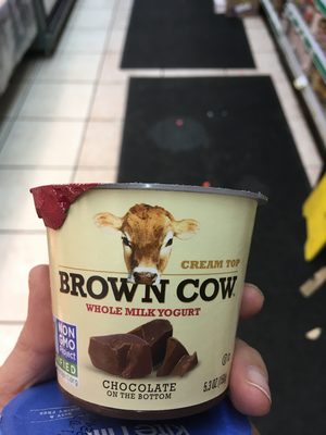 Chocolate Cream Top Whole Milk Yogurt, Chocolate