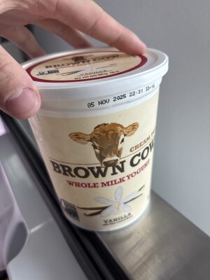 Vanilla Flavor Cream Top Whole Milk Yogurt, Vanilla