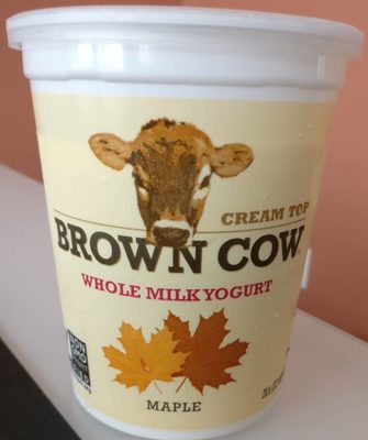 Maple Cream Top Whole Milk Yogurt, Maple