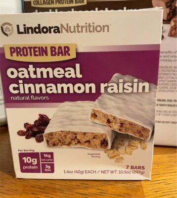 Oatmeal Cinnamon Raisin Flavored Protein Bar, Oatmeal Cinnamon Raisin