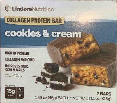 Cookies & Cream Protein Bar, Cookies & Cream