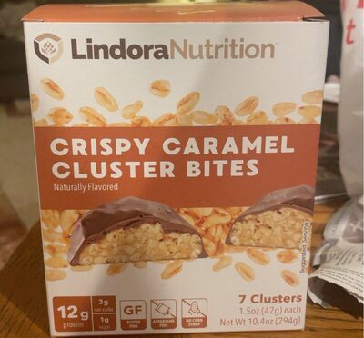 Crispy Caramel Flavored Cluster Bites, Crispy Caramel