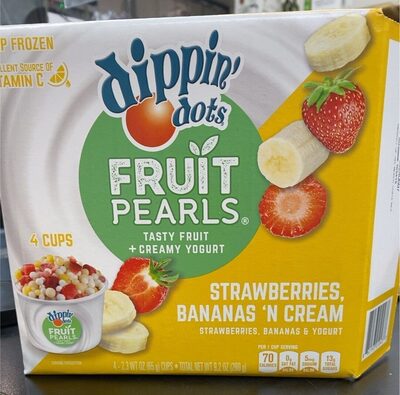 Strawberries Bananas 'N Cream Strawberries, Bananas & Yogurt Fruit Pearls, Strawberries Bananas 'N Cream