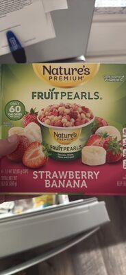 Strawberry Banana Fruit Bites With Pearls Of Frozen Juice, Strawberry Banana