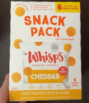 Cheddar Cheese Crisps, Cheddar