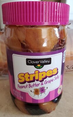 Peanut Butter & Grape Jelly Stripes, Peanut Butter & Grape