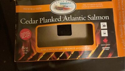 Applewood With Orange & Ginger Cedar Planked Atlantic Salmon, Applewood With Orange & Ginger
