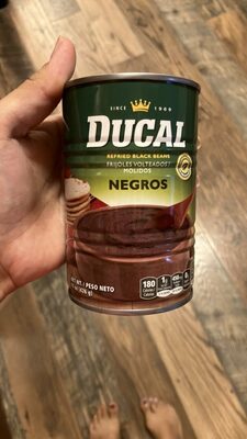 Refried Beans, Black