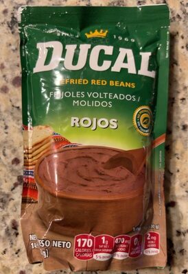 Ducal Refried Red Beans, 14.1 Oz