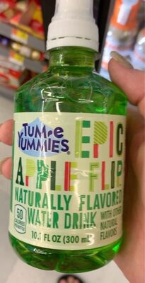 Tum-E Yummies Epic Apple Flip Bottle, 10.1 fl oz