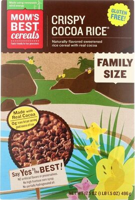 Crispy Cocoa Rice Flavored Sweetened Rice Cereal With Real Cocoa, Crispy Cocoa Rice