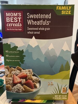 Sweetened Wheatfuls Whole Grain Wheat Cereal, Sweetened Wheatfuls
