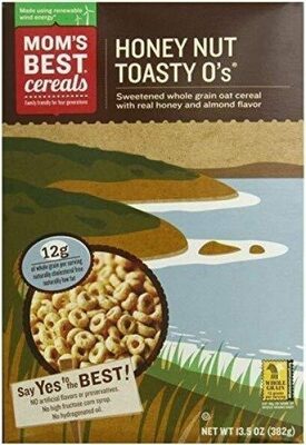 Honey Nut Toasty O's Sweetened Whole Grain Oat Cereal With Real Honey, Honey Nut Toasty O's