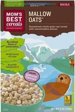 Sweetened Whole Grain Oat Cereal With Marshmallow Pieces, Mallow Oats