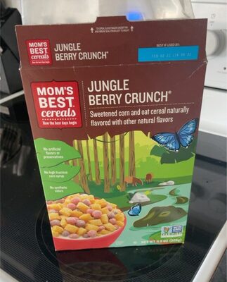 Jungle Berry Crunch Sweetened Corn And Oat Cereal, Jungle Berry Crunch