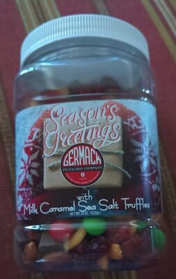 Season's Greetings With Milk Caramel Sea Salt Truffles, Milk Caramel Sea Salt