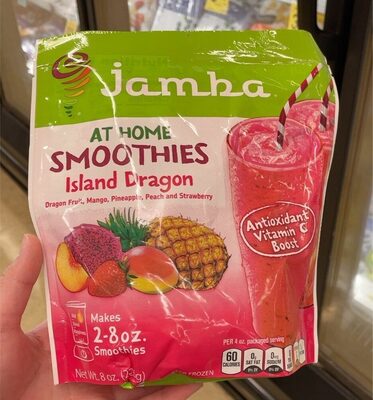 Island Dragon Dragon Fruit, Mango, Pineapple, Peach And Strawberry At Home Smoothies, Island Dragon