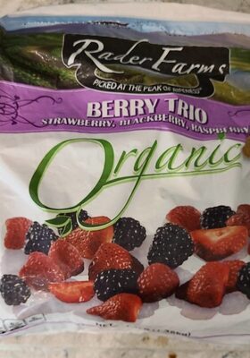 Berry Trio Organic Strawberry, Blackberry, Raspberry, Berry Trio