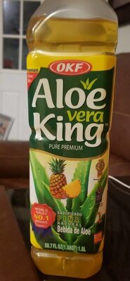 Pure Premium Nautral Pineapple Flavored  Aloe Drink, Aloe Vera; Pineapple