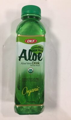 Okf, Aloe Vera Drink With Pulp, Aloe Vera, Aloe Vera