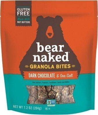 Bear Naked Bites Dark Chocolate Sea Salt 7.2oz