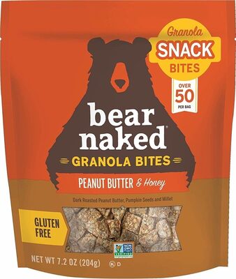 Bear Naked Bites Peanut Butter Honey 7.2oz