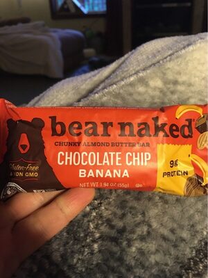 Bear Naked Health And Wellness Bars Chocolate Chip Banana 1.94oz