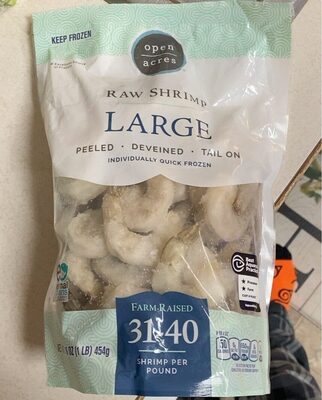 Peeled & Deveined Tail-On Raw Shrimp