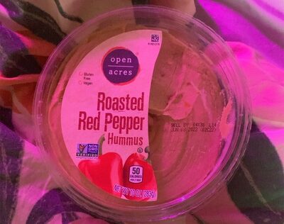 Roasted Red Pepper Hummus, Roasted Red Pepper